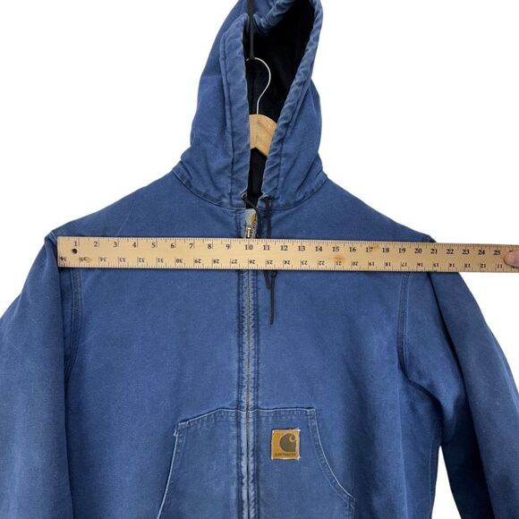 Carhartt Active Jacket Quilt Lined Mens Large J68 BLU Blue Sandstone - Picture 8 of 16